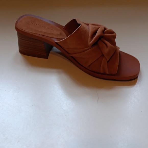 NWT Zara Basic Collection Seude Knot Sandals - Picture 3 of 7